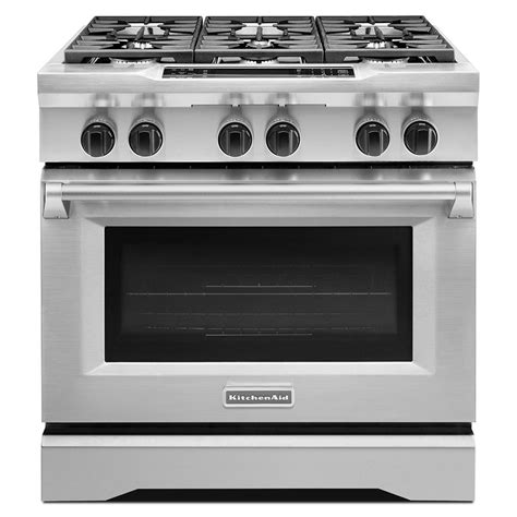 kitchenaid gas 6 burner stove